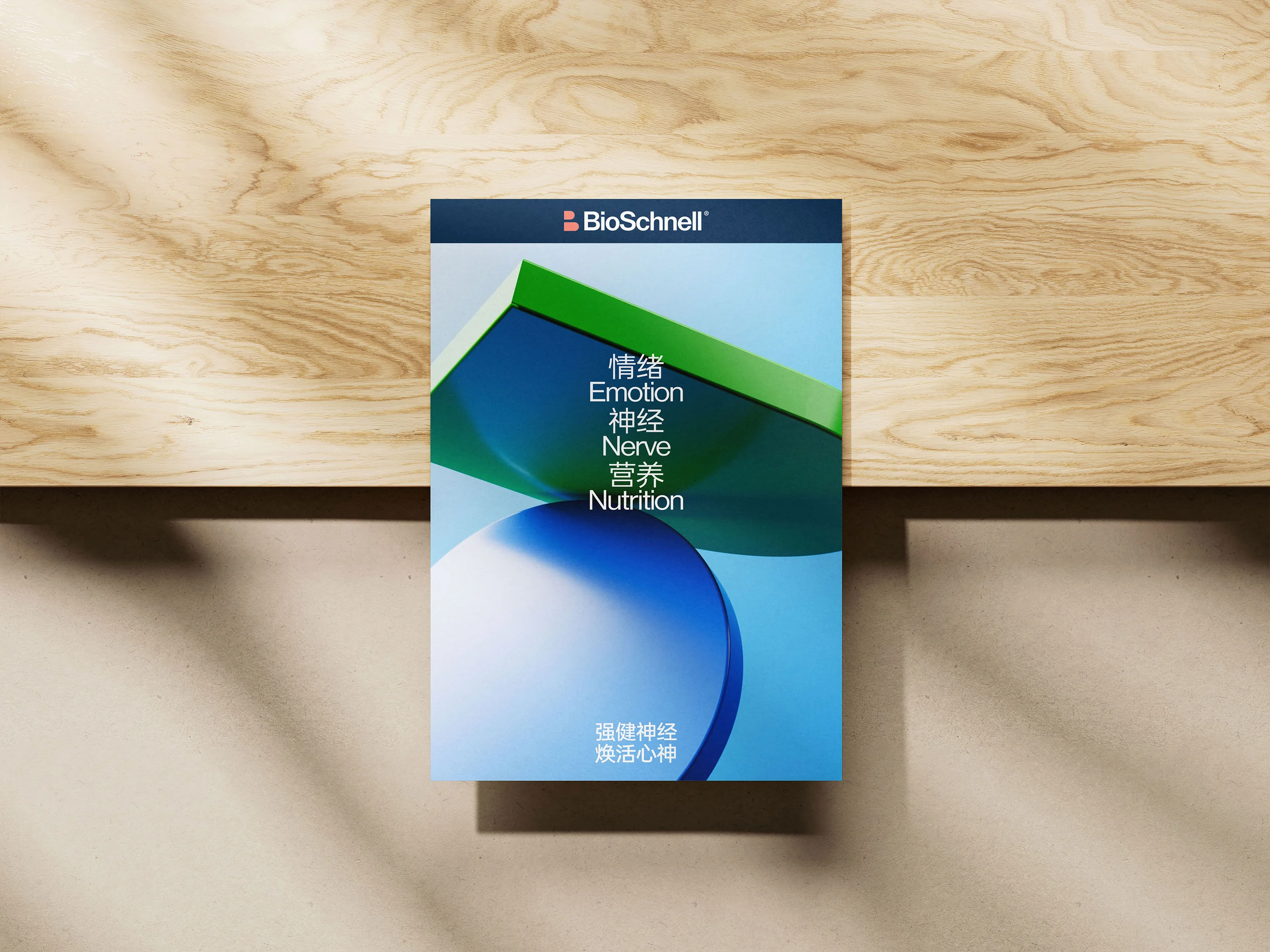 BioSchnell情绪神经营养主题折页封面设计