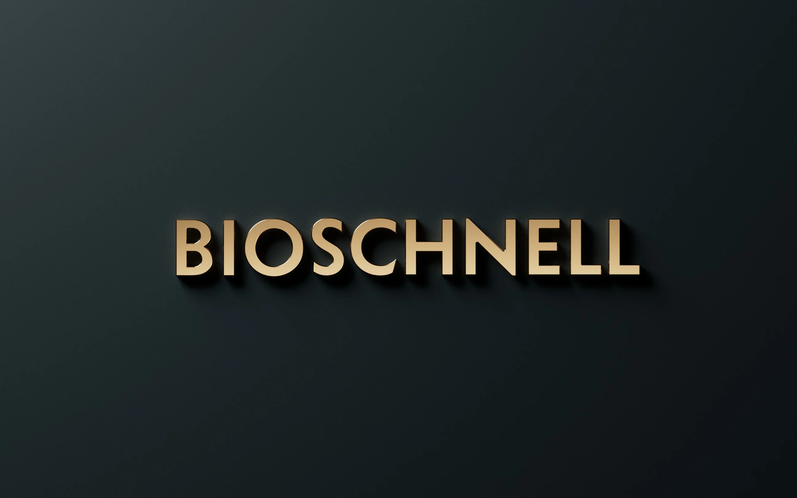 BioSchnell立体英文字标的环境应用示意