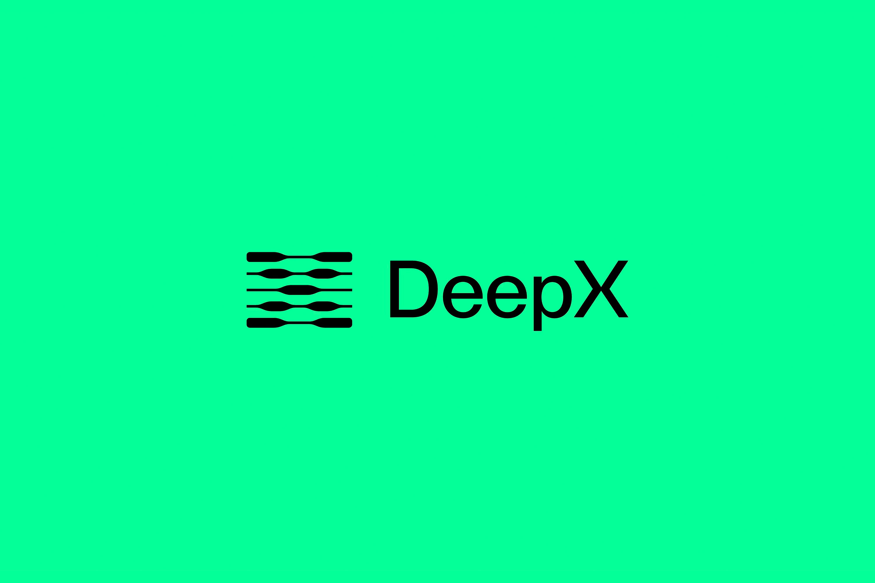 DeepX品牌图形在AI技术语境中的视觉应用