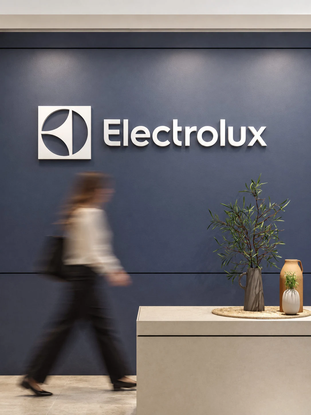Electrolux on-site brand communication