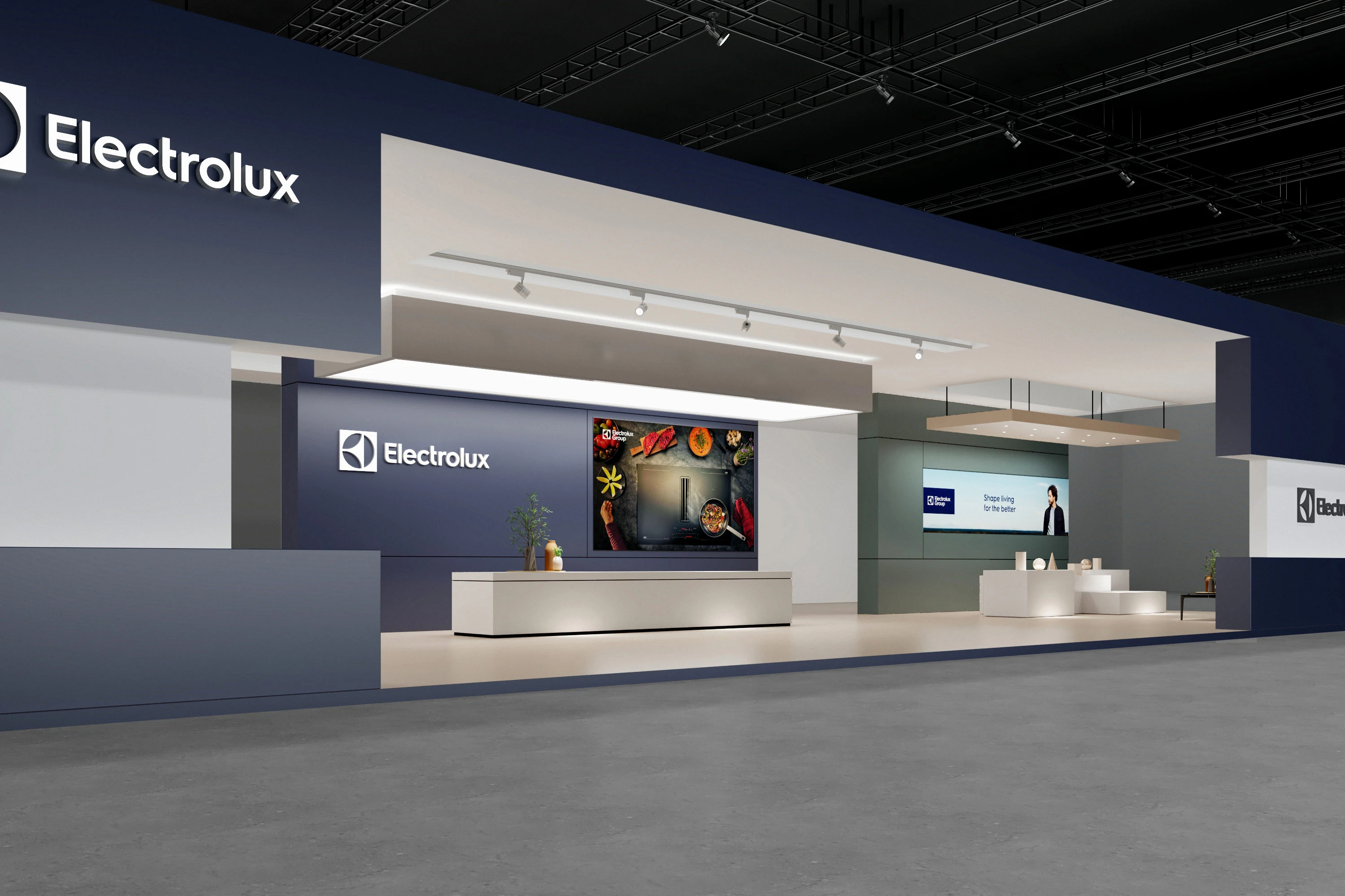 Electrolux professional kitchen product display