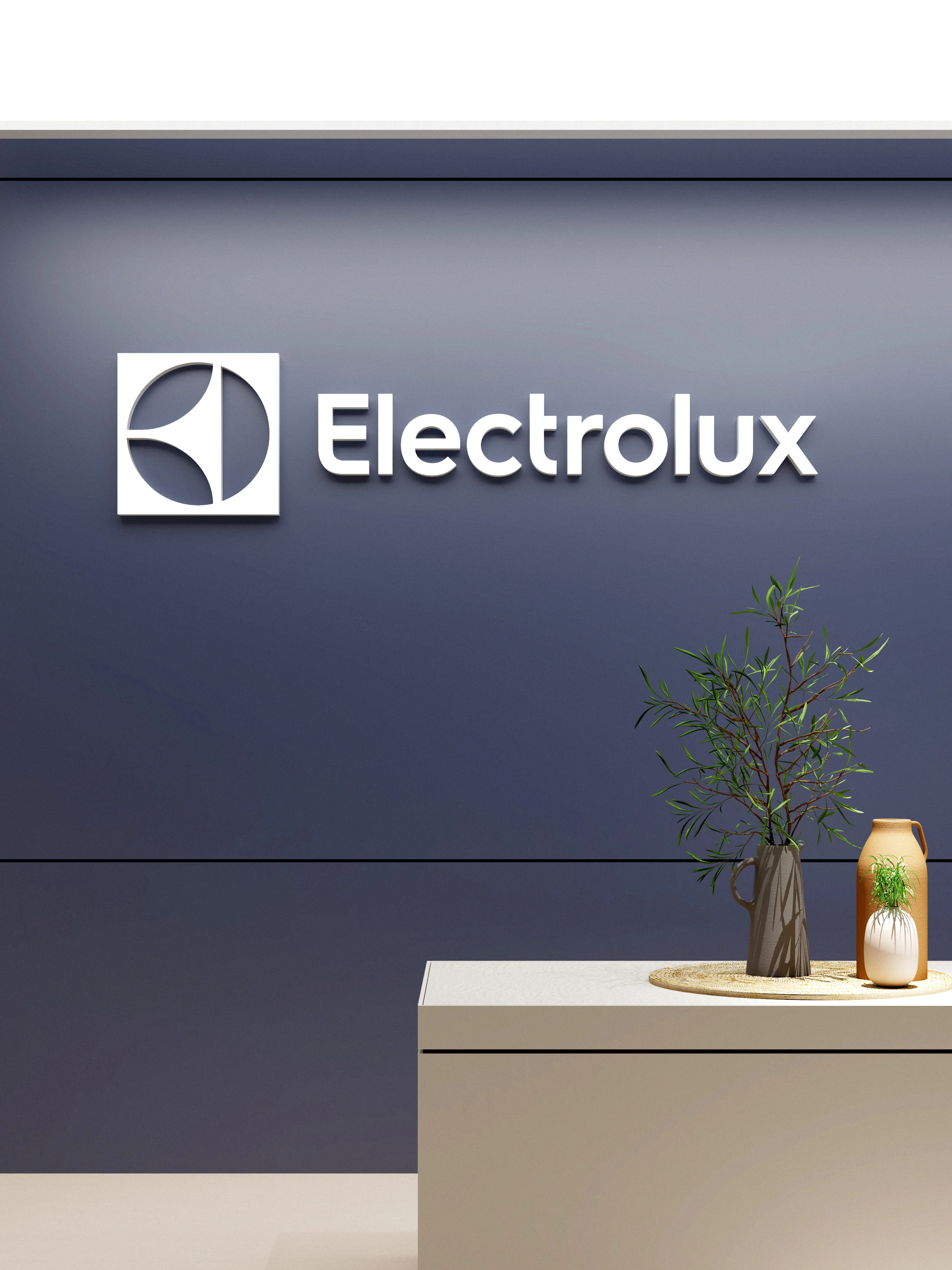 Electrolux booth spatial detail and material expression