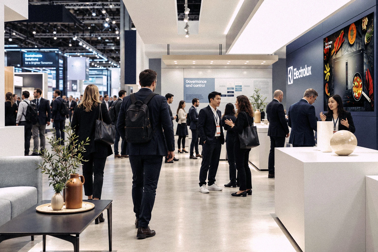 Electrolux booth visitor flow and experience